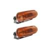 FARO DE HALOGENO OVAL AMBAR JUEGO DE 2 PIEZAS (5x1Paquete:1.00