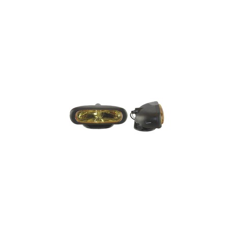 FARO DE HALOGENO OVAL AMBAR JUEGO DE 2 PIEZAS (5x1Paquete:1.00