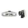FARO HALOGENO OVAL BLANCO JUEGO (5x1.5x2.5).  No.Paquete:1.00