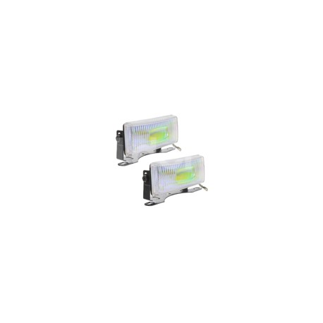 FARO DE HALOGENO RECTANGULAR TORNASOL JUEGO DE 2 PPaquete:1.00