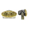 FARO HALOGENO OVAL AMBAR JUEGO (4.5x2x2.5).  No. HPaquete:1.00