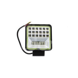 FARO LED CUADRADO CON ARO VERDE 126W EN-FL100V, 18Paquete:1.00