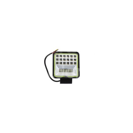 FARO LED CUADRADO CON ARO VERDE 126W EN-FL100V, 18Paquete:1.00