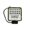 FARO LED CUADRADO CON ARO VERDE 126W EN-FL100V, 18Paquete:1.00