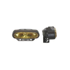 FARO DE HALOGENO OVAL AMBAR JUEGO DE 2 PIEZAS (5x1Paquete:1.00