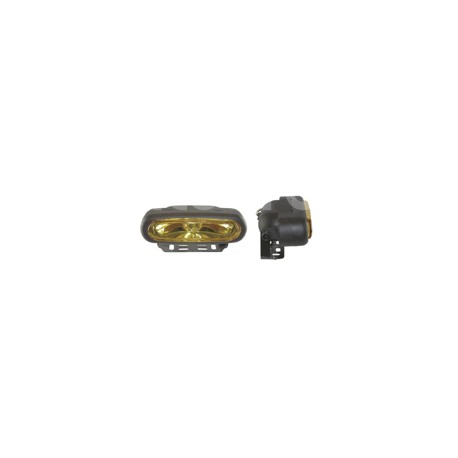FARO DE HALOGENO OVAL AMBAR JUEGO DE 2 PIEZAS (5x1Paquete:1.00