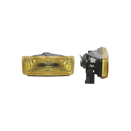 FARO DE HALOGENO RECTANGULAR AMBAR JUEGO DE 2 PIEZPaquete:1.00