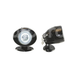 FARO HALOGENO OVAL BLANCO   JUEGO (3x2.5x3).  No.Paquete:1.00