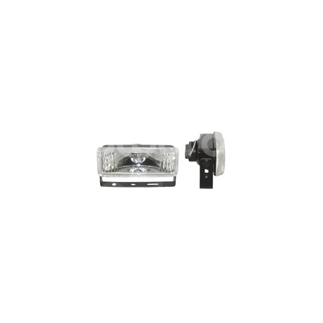 FARO HALOGENO RECTANGULAR BLANCO JUEGO (5x2x3).  NPaquete:1.00
