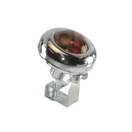FOCO OJO DE VENADO NARANJA CROMADO 12V 35W (3x2.5)Paquete:1.00