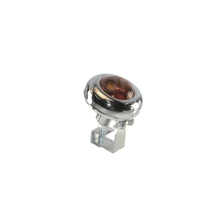 FOCO OJO DE VENADO NARANJA CROMADO 12V 35W (3x2.5)Paquete:1.00