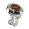FOCO OJO DE VENADO NARANJA CROMADO 12V 35W (3x2.5)Paquete:1.00
