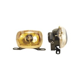 FARO DE HALOGENO RECTANGULAR AMBAR JUEGO DE 2 PIEZPaquete:1.00