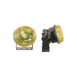 FARO HALOGENO OVAL AMBAR  JUEGO (2.5x2x2).  No. HYPaquete:1.00