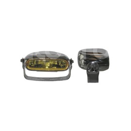 FARO HALOGENO OVAL AMBAR JUEGO (5x2x3.5).  No. HY-Paquete:1.00