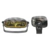 FARO HALOGENO OVAL AMBAR JUEGO (5x2x3.5).  No. HY-Paquete:1.00