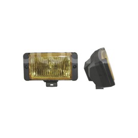 FARO DE HALOGENO RECTANGULAR AMBAR JUEGO DE 2 PIEZPaquete:1.00