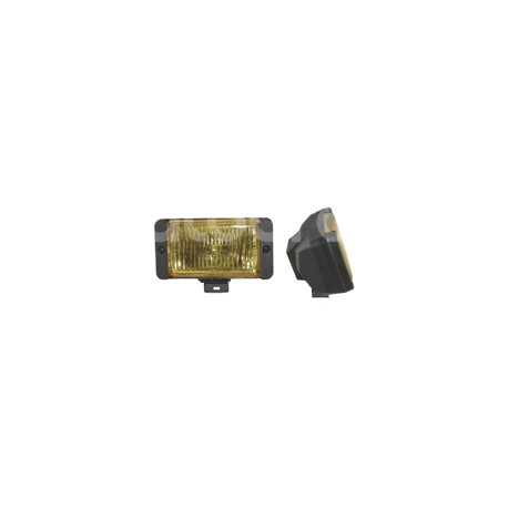 FARO DE HALOGENO RECTANGULAR AMBAR JUEGO DE 2 PIEZPaquete:1.00