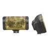 FARO DE HALOGENO RECTANGULAR AMBAR JUEGO DE 2 PIEZPaquete:1.00