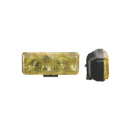 FARO DE HALOGENO RECTANGULAR AMBAR JUEGO DE 2 PIEZPaquete:1.00