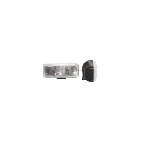 FARO DE HALOGENO RECTANGULAR TORNASOL AZUL JUEGO DPaquete:1.00