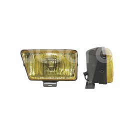 FARO HALOGENO LENTE AMBAR JUEGO (5x3x2.5).  No. HYPaquete:1.00