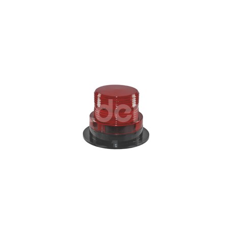 TORRETA FIJA ROJA STROBO 12-110VCD 4"  TKSF-66RPaquete:1.00