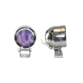 FARO DE HALOGENO REDONDO MORADO JUEGO DE 2 PIEZASPaquete:1.00