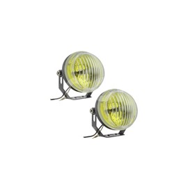 FARO DE HALOGENO OVAL AMARILLO JUEGO DE 2 PIEZASPaquete:1.00