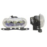 FARO DE HALOGENO OVAL TORNASOL AMBAR JUEGO DE 2 PIPaquete:1.00
