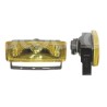 FARO DE HALOGENO RECTANGULAR AMBAR JUEGO DE 2 PIEZPaquete:1.00