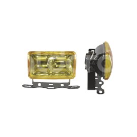 FARO DE HALOGENO RECTANGULAR AMBAR JUEGO DE 2 PIEZPaquete:1.00