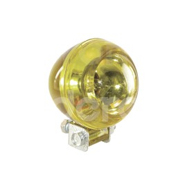 FOCO OJO DE VENADO AMBAR PLASTICO 12V 35W (2.5x2.5Paquete:1.00