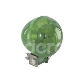 FOCO OJO DE VENADO VERDE PLASTICO 12V 35W (2.5x2.5Paquete:1.00