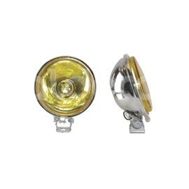 FARO DE HALOGENO REDONDO AMBAR JUEGO DE 2 PIEZAS (Paquete:1.00