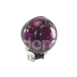 FOCO OJO DE VENADO MORADO PLASTICO 12V 35W (2.5x2.Paquete:1.00