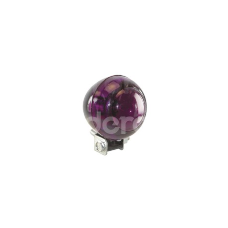 FOCO OJO DE VENADO MORADO PLASTICO 12V 35W (2.5x2.Paquete:1.00