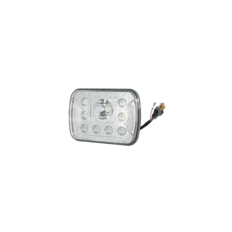 FARO DE LED RECTANGULAR  9LEDS 60W 10-30V 45W 7" EPaquete:1.00