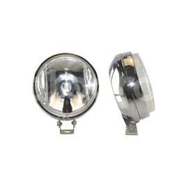 FARO DE HALOGENO REDONDO BLANCO JUEGO DE 2 PIEZASPaquete:1.00