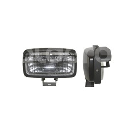 FARO DE HALOGENO RECTANGULAR BLANCO JUEGO DE 2 PIEPaquete:1.00