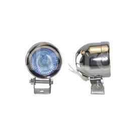 FARO DE HALOGENO REDONDO AZUL JUEGO DE 2 PIEZAS (2Paquete:1.00