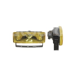 FARO DE HALOGENO RECTANGULAR AMBAR JUEGO DE 2 PIEZPaquete:1.00
