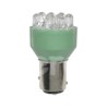 FOCO LED 1157 12V 12 LEDS   VERDE BLISTER (2 PIEZAPaquete:1.00