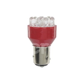 FOCO LED 1157 12V 12 LEDS   ROJO BLISTER (2 PIEZASPaquete:1.00
