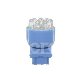 FOCO LED 3157 12V 12 LEDS   AZUL BLISTER (2 PIEZASPaquete:1.00