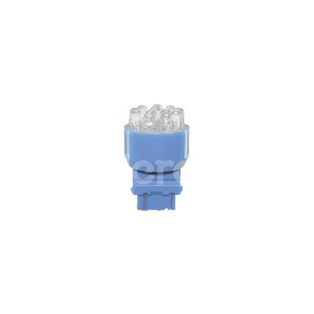 FOCO LED 3157 12V 12 LEDS   AZUL BLISTER (2 PIEZASPaquete:1.00