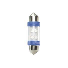 FOCO LED FUSIBLE 6418 12V 4 LED LUZ INTERIOR AZULPaquete:1.00