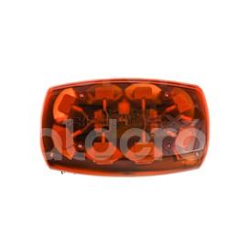 TORRETA 15" LED AMBAR 18 CAMBIOS 12-24V IMAN ECCOPaquete:1.00