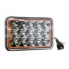 UNIDAD 4652/4656 15 LEDS 6 1/2" ARO ROJO FA-5045A-Paquete:1.00