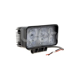 FARO DE LED RECTANGULAR  6LEDS 60W 10-30V 18W 110xPaquete:1.00